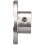 uxcell 10mm Inner Dia H13*D16 Rigid Flange Coupling Motor Guide Shaft Coupler Motor Connector Silver Tone 2 PCS for DIY Parts