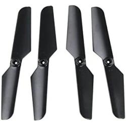 Upgraded Motors Main Propeller Cash Pack for Syma X11 X11C RC Quad Copter Quadrotor Drone Replacement Spare Parts CCW and CW with Gears Toy 4 Pcs (Black)