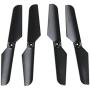 Upgraded Motors Main Propeller Cash Pack for Syma X11 X11C RC Quad Copter Quadrotor Drone Replacement Spare Parts CCW and CW with Gears Toy 4 Pcs (Black)