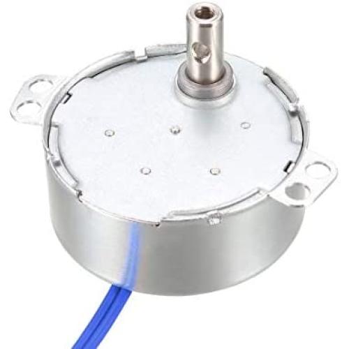 uxcell Electric Synchronous Synchron Motor - Turntable Motor 100-127 VAC 50-60Hz CCW/CW 4W 5-6RPM