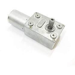 BestTong DC 24V 101RPM Turbo Worm Gear Motor 6mm Shaft High Torque Turbine Reducer Micro Electric Motor Self-Lock