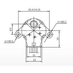 Geared Stepper Motor (20BYJ46-647)