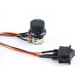 KNACRO PWM DC Motor Driver 40A DC 12V 18V 24V 36V 48V (10-50V) Forward Reverse Switch Brush Motor Inverted Module Metal Protective housing Maximum Power 2000W Digital Display