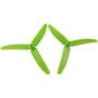 Upgraded Propellers Three Blades Main Blade Propeller Motors with Metal Gears for Hubsan H502E H502S Drone Replacement CCW CW RC Quadcopter Spare Parts Set (Green)