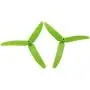 Upgraded Motors Three Blades Propellers Main Propeller Guard Bumpers Protectors for Hubsan H502E H502S Drone Replacement CCW CW with Metal Gears RC Quadcopter Spare Parts Set (Green)