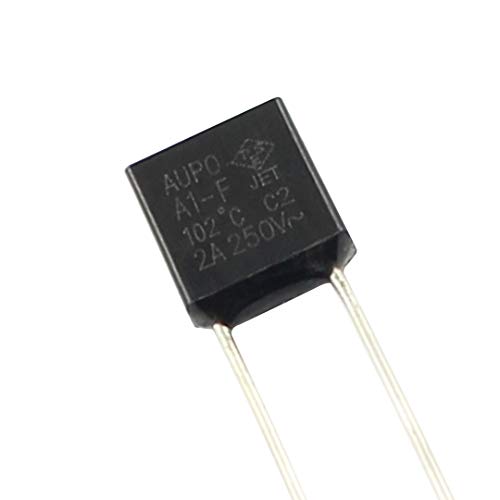 VG_S 5 pcs. Aupo Thermal Fuse TF Cutoff 102C 250V 2A A1-F