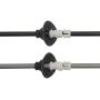 Power Sliding Door Cable Kit Right Passenger Side 85620-08042 924-550 69631-08030 Fit For 2004-2006 Toyota Sienna 3.3L DOHC V6 24V 3MZFE 2007-2010 Toyota Sienna 3.5L DOHC V6 24V 2GRFE