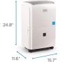 BLACK+DECKER 4500 Sq. Ft. Dehumidifier for Extra Large Spaces and Basements, Energy Star Certified, BDT50WTB
