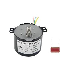 CHANCS 50KTYZ Synchronous Low Speed Motor AC 110V 1/1.2RPM Small Electric Motor