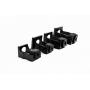 Mssoomm Nema 34 Stepper Motor Steel Mounting Bracket and BK15 Ball Screw Fixed End Supports Bearing Mount for 86mm Nema 34 Motor and 20mm CNC Ball Screw Ballscrew Kit SFU2005 SFU2010 2020 2040