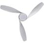 SNJ Ceiling Fan with Lights and Remote Control for Living Room, Bedroom and Dining Room, White Polished Finish,52-inch Indoor Use