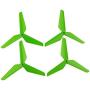 Upgraded Spare Parts Motor Main Blade Propellers Three-Blade Propellers for Syma X5SW X5HW X55 RC Mini Quadcopter Toy (Green)