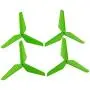 Upgraded Spare Parts Motor Main Blade Propellers Three-Blade Propellers for Syma X5SW X5HW X55 RC Mini Quadcopter Toy (Green)