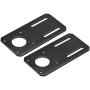 MECCANIXITY Motor Bracket Motor Mounting Holder 100x50mm Black for NEMA 17 Stepper Motor 2pcs
