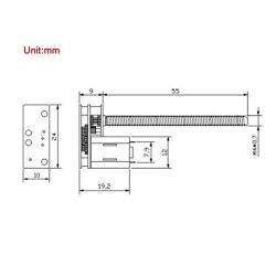 DC 6V 12V Gear Motor 1024GA20 Thread Flip N20 Gear Motor M4 x 55mm Shaft(6V 100RPM)
