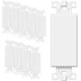 Adaptateur Blanc ENERLITES pour Interrupteurs Décoratifs, Polycarbonate Thermoplastique Incassable, Approuvé UL, 6001-W-10PCS, Blanc, 10 Pièces Adaptateur Blanc ENERLITES pour Interrupteurs Décoratifs, Polycarbonate Thermoplastique Incassable, Approuvé UL, 6001-W-10PCS, Blanc, 10 Pièces