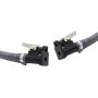 MARINE CITY Boat Heavy Duty Fuel Line Assembly, 8.8FT Nylon Marine Outboard Fuel Line/Hose, 3/8