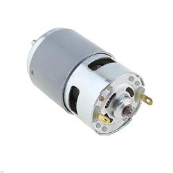 775 DC Motor, 12V-24V 3500-9000 RPM Mini Electric Motor, Double Ball Bearing Large Torque High Power Motor for DIY Parts (15000-25000RPM, 1)