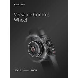 Zhiyun Smooth 5 Gimbal Stabilizer, 3-Axis Handheld Smartphone Gimbal with Tripod for iPhone Android Ideal for Vlogging YouTube Vlog TikTok Instagram Live Video