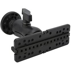 Fish Finder Mount, Black Marine Electronic Fish Finder Bracket Base Plate Kit RAM‑B‑111U Replacement for ECHOMAP Boat/Yacht Spare Parts