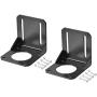 MECCANIXITY Motor Bracket Motor Mounting Holder 68x65x68mm Black for 57mm NEMA 23 Stepper Motor with Screws 2 Set