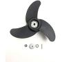 Trolling Motor: Black Fiberglass Reinforced Nylon Propeller Kit for Seamax PowerMax Models Trolling Motor