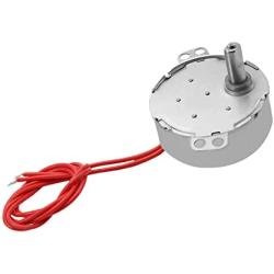 Jutagoss Synchronous Motor TYC-50 Double Flat Shaft Direction CW/CCW, 4 Watt AC 12V 4-5 RMP, 1 Pcs