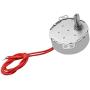Jutagoss Synchronous Motor TYC-50 Double Flat Shaft Direction CW/CCW, 4 Watt AC 12V 4-5 RMP, 1 Pcs