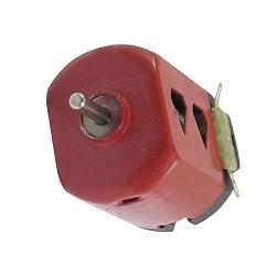 sourcing map Flat Electric 130 Motor 1.5V DC 9000RPM 400mA Red Black
