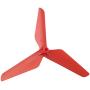 Upgraded Spare Parts Motor Main Blade Propellers Three-Blade Propellers for Syma X5SW X5HW X55 RC Mini Quadcopter Toy (Red)