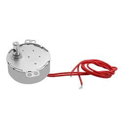 Fielect Synchronous Motor AC 24V 2.5-3RPM Turntable Motor CW/CCW Direction 4W TYC-50 Horizontal Hole Shaft