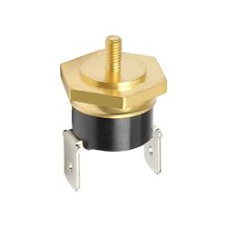 Fielect KSD301 Thermostat Temperature Control Switch,Adjust Snap Disc Temperature Switch 100°C Copper M3 Normally Closed 1 Pcs