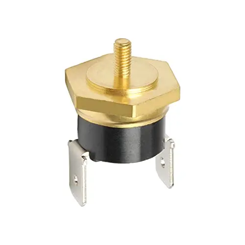 Fielect KSD301 Thermostat Temperature Control Switch,Adjust Snap Disc Temperature Switch 100°C Copper M3 Normally Closed 1 Pcs