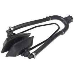 Boat Marine Dual Flow (Both INLETS!) Rectangular Cup Motor Flusher Ears for Outboards, I/Os, Sterndrives & Outdrives: with Garden Hose Connector