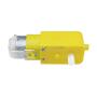 High Anti-Interference! DC 3V-6V Gear Motor Dual Shaft TT Motor for Arduino Smart Car Robot Wheels Driving 7x22x18cm
