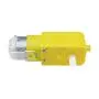 High Anti-Interference! DC 3V-6V Gear Motor Dual Shaft TT Motor for Arduino Smart Car Robot Wheels Driving 7x22x18cm