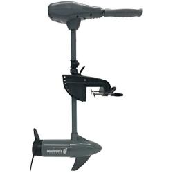 Newport Vessels Kayak Series 36lb/55lb Thrust Transom Mounted Saltwater Electric Trolling Motor w/LED Battery Indicator (24