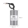CBB60 Run Capacitor,75x38mm Cylinder for Air Compressor Water Pump Motor, 16uF 250V AC 2 Wires 50/60Hz, 1pcs