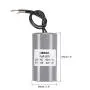 CBB60 Run Capacitor,75x38mm Cylinder for Air Compressor Water Pump Motor, 16uF 250V AC 2 Wires 50/60Hz, 1pcs