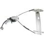 Front Passenger Side Power Window Regulator with Motor Compatible with Honda Accord 2003-2007 (Coupe 2-Door）