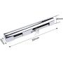 HEZB High Security Stainless Steel Boat Marine Outboard Motor Engine Lock 300mm Quick Release/Install Secures with Keys