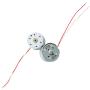 LRONG 4PCS 3V 6200RPM DC Motor Mini Electric Motor with Wire for DIY Toys