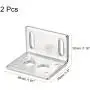 MECCANIXITY Motor Bracket Motor Mounting Holder 30x46x38mm Silver Tone for Worm Gear Motor 2pcs