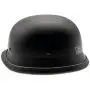 German Style Motorcycle Helmet, Thin Skull Cap Half Helmet for Adult Men Women, Novelty DOT Half Shell Helmet, Retro Half Face Helmet for Cruiser Scooter Chopper, DOT Approved (Matte Black, Large)