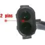 Left Driver Side Headlight Motor for Chevrolet Corvette 1984-1990 (Only Fit 2 Wires)