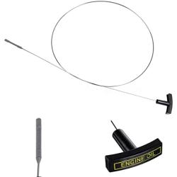 MOCW 3C3Z-6750-AA Engine Oil Dipstick Indicator for 2003 2004 2005 2006 FORD F250 F-350 F-450 F-550 Excursion Super Duty 6.0L V8 Diesel Powerstroke Fluid Level Indicator Dip Stick OE# 3C3Z6750AA