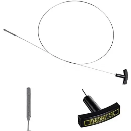 MOCW 3C3Z-6750-AA Engine Oil Dipstick Indicator for 2003 2004 2005 2006 FORD F250 F-350 F-450 F-550 Excursion Super Duty 6.0L V8 Diesel Powerstroke Fluid Level Indicator Dip Stick OE# 3C3Z6750AA