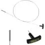 MOCW 3C3Z-6750-AA Engine Oil Dipstick Indicator for 2003 2004 2005 2006 FORD F250 F-350 F-450 F-550 Excursion Super Duty 6.0L V8 Diesel Powerstroke Fluid Level Indicator Dip Stick OE# 3C3Z6750AA