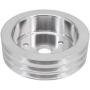 KIPA Aluminium triple groove crankshaft pulley For SB Chevy SBC 350 Crank SWP Short Small Block Chevy with a Short Water Pump 6.6