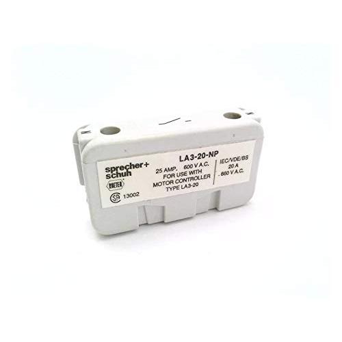 SPRECHER & SCHUH LA3-20-NP Switch, 25 AMP, 600 VAC, Motor Controller